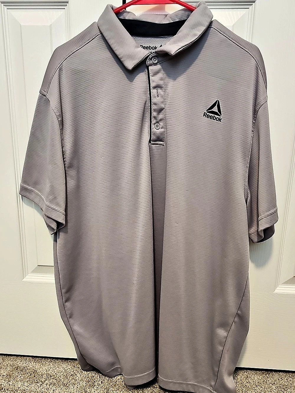 Reebok Men's Gray Polo Shirt